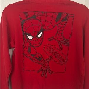 Red Spider-Man Graphic Sweatshirt